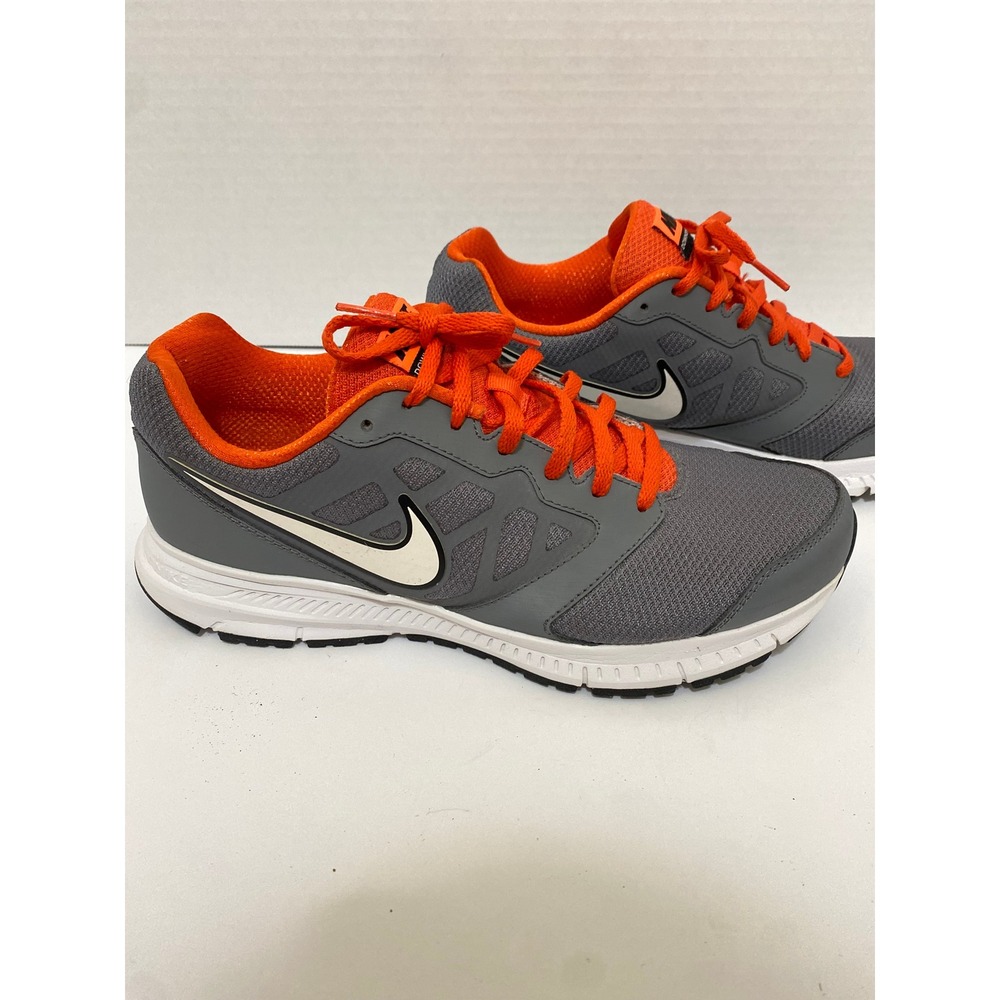 Nike Downshifter 9.5 Running Gymwear Shoes Mens 9 Grey Black Orange 852459-001 - Picture 3 of 6